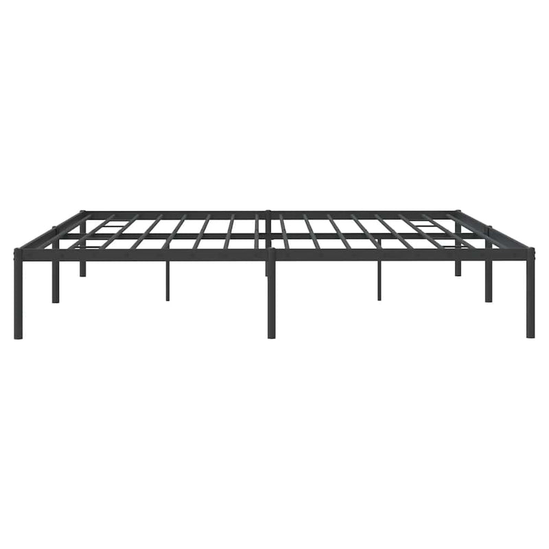 vidaXL fekete fém ágykeret 183 x 213 cm