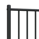 vidaXL fekete fém csere fejtámla 75 cm