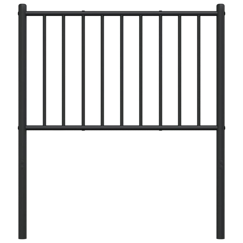 vidaXL fekete fém fejtámla 80 cm