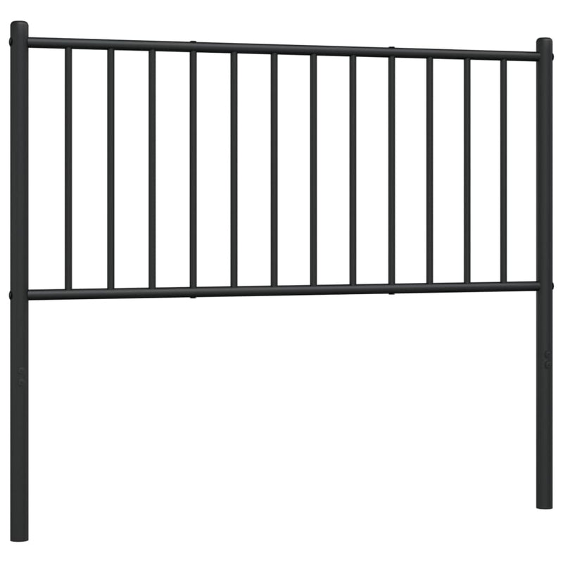 vidaXL fekete fém fejtámla 100 cm