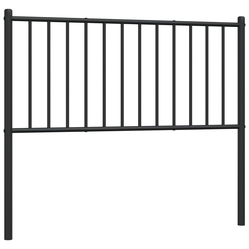 vidaXL fekete fém fejtámla 100 cm
