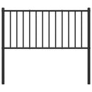 vidaXL fekete fém csere fejtámla 100 cm