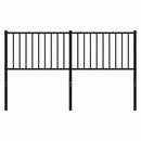 vidaXL fekete fém csere fejtámla 160 cm