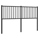 vidaXL fekete fém csere fejtámla 160 cm