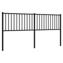 vidaXL fekete fém csere fejtámla 180 cm