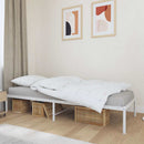 vidaXL fehér fém ágykeret 75 x 190 cm