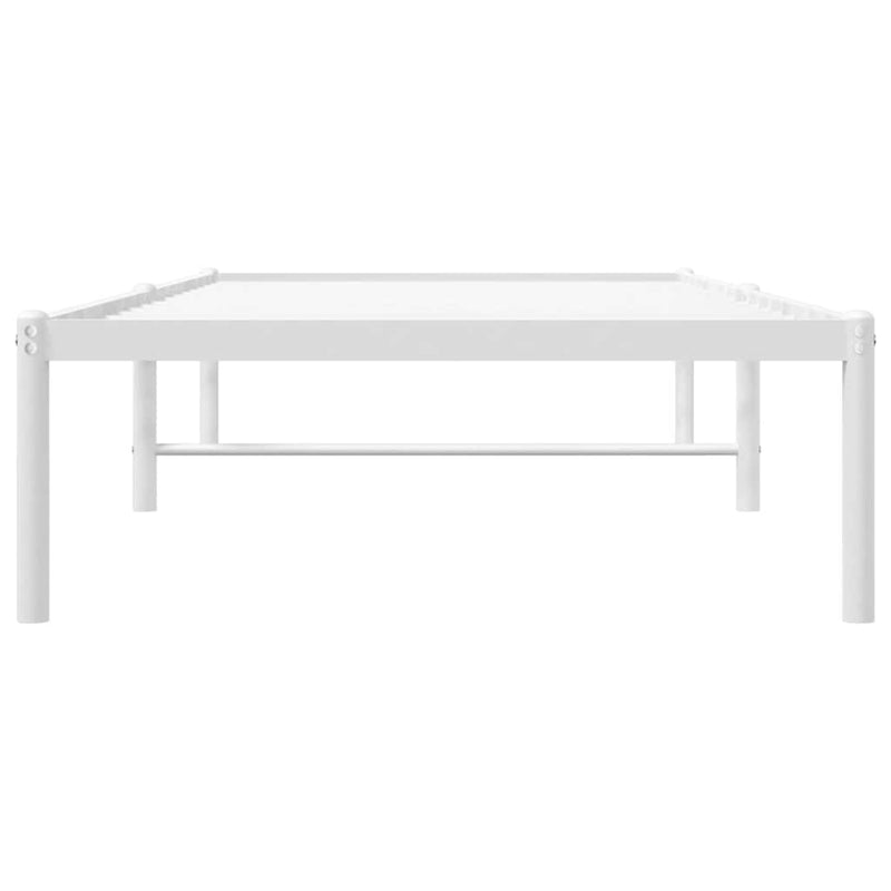 vidaXL fehér fém ágykeret 80x200 cm