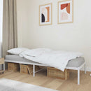 vidaXL fehér fém ágykeret 80x200 cm