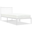 vidaXL fehér fém ágykeret fejtámlával 80x200 cm