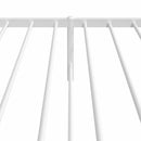 vidaXL fehér fém ágykeret fejtámlával 80x200 cm