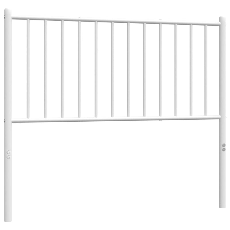 vidaXL fehér fém fejtámla 100 cm