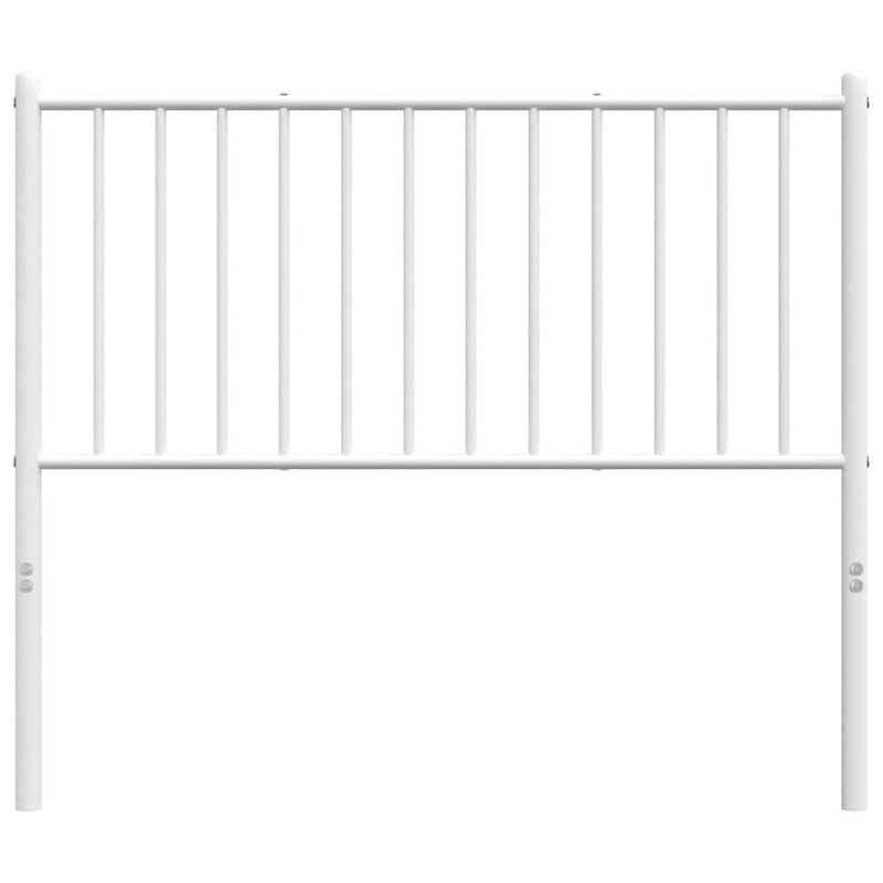 vidaXL fehér fém fejtámla 100 cm