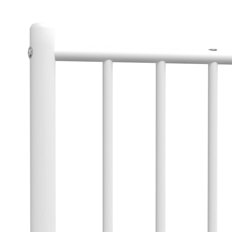 vidaXL fehér fém fejtámla 100 cm