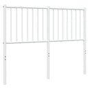 vidaXL fehér fém csere fejtámla 120 cm