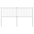 vidaXL fehér fém csere fejtámla 160 cm