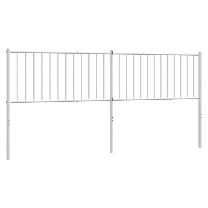 vidaXL fehér fém fejtámla 193 cm