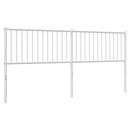 vidaXL fehér fém csere fejtámla 193 cm