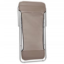 vidaXL 2 db barna textilén és porszórt acél összecsukható strandszék