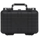 vidaXL fekete PP hordozható repülős tok 30x22x10 cm