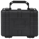 vidaXL fekete PP hordozható repülős tok 24 x 19 x 11 cm