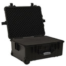 vidaXL fekete PP kerekes repülős tok 58 x 45 x 27 cm