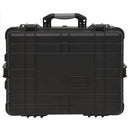 vidaXL fekete PP kerekes repülős tok 58 x 45 x 27 cm