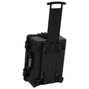 vidaXL fekete PP kerekes repülős tok 58 x 45 x 27 cm