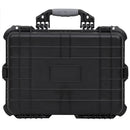 vidaXL fekete PP hordozható repülős tok 52x40x19 cm