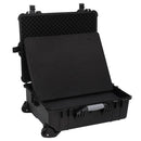 vidaXL fekete PP kerekes repülős tok 63 x 50 x 23 cm