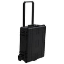 vidaXL fekete PP kerekes repülős tok 63 x 50 x 23 cm