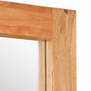 vidaXL tömör akácfa és üveg tükör 70 x 50 cm
