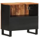 vidaXL tömör akác- és szerelt fa mosdószekrény 62 x 33 x 58 cm