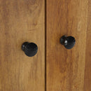 vidaXL tömör mangó- és szerelt fa mosdószekrény 62 x 33 x 58 cm