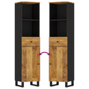 vidaXL tömör mangófa fürdőszobaszekrény 38 x 33 x 160 cm