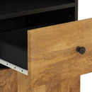 vidaXL tömör mangófa fürdőszobaszekrény 38 x 33 x 160 cm