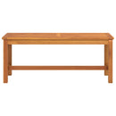 vidaXL tömör akácfa kerti pad 110 x 35 x 45 cm
