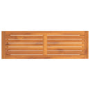 vidaXL tömör akácfa kerti pad 110 x 35 x 45 cm