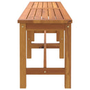 vidaXL tömör akácfa kerti pad 150 x 35 x 45 cm