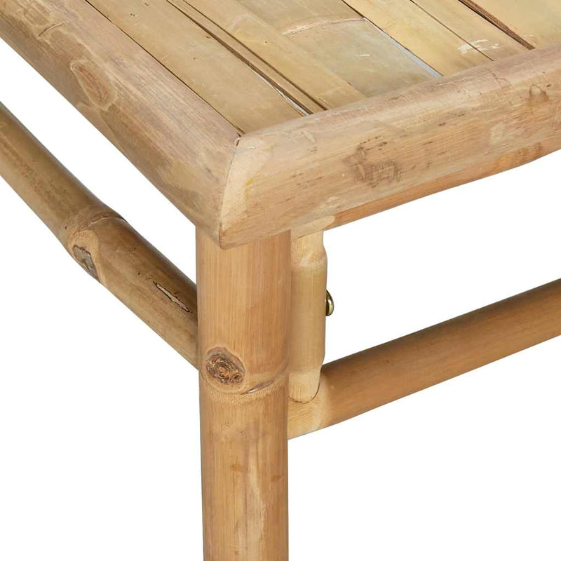 vidaXL bambusz kerti asztal 65 x 55 x 30 cm