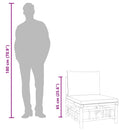 vidaXL 2 részes bambusz kerti ülőgarnitúra krémfehér párnákkal