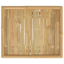 vidaXL bambusz kerti asztal 65 x 55 x 30 cm
