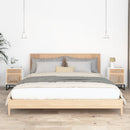 vidaXL 2 db fehér szerelt fa és vas éjjeliszekrény 40 x 30 x 55,5 cm