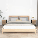 vidaXL 2 db fekete szerelt fa és vas éjjeliszekrény 40x30x55,5 cm