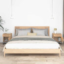 vidaXL 2 db szerelt fa és vas éjjeliszekrény 40x30x55,5 cm