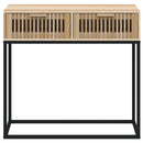 vidaXL szerelt fa és vas tálalóasztal 80x30x75 cm