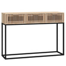 vidaXL szerelt fa és vas tálalóasztal 105x30x75 cm