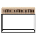 vidaXL szerelt fa és vas tálalóasztal 105x30x75 cm