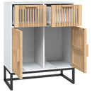 vidaXL fehér szerelt fa tálalószekrény 60 x 30 x 75 cm