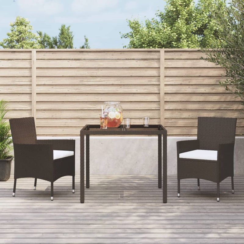 vidaXL 2 db barna polyrattan kerti szék párnákkal (csak Egyesült Királyság/Írország/FI/NO)
