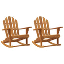 vidaXL 2 db tömör tíkfa kerti adirondack hintaszék 79 x 100 x 103 cm